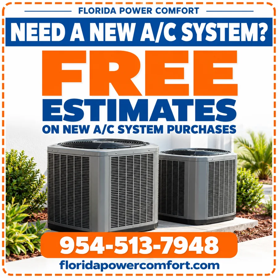 Coupon: Free estimates on new A/C system purchases