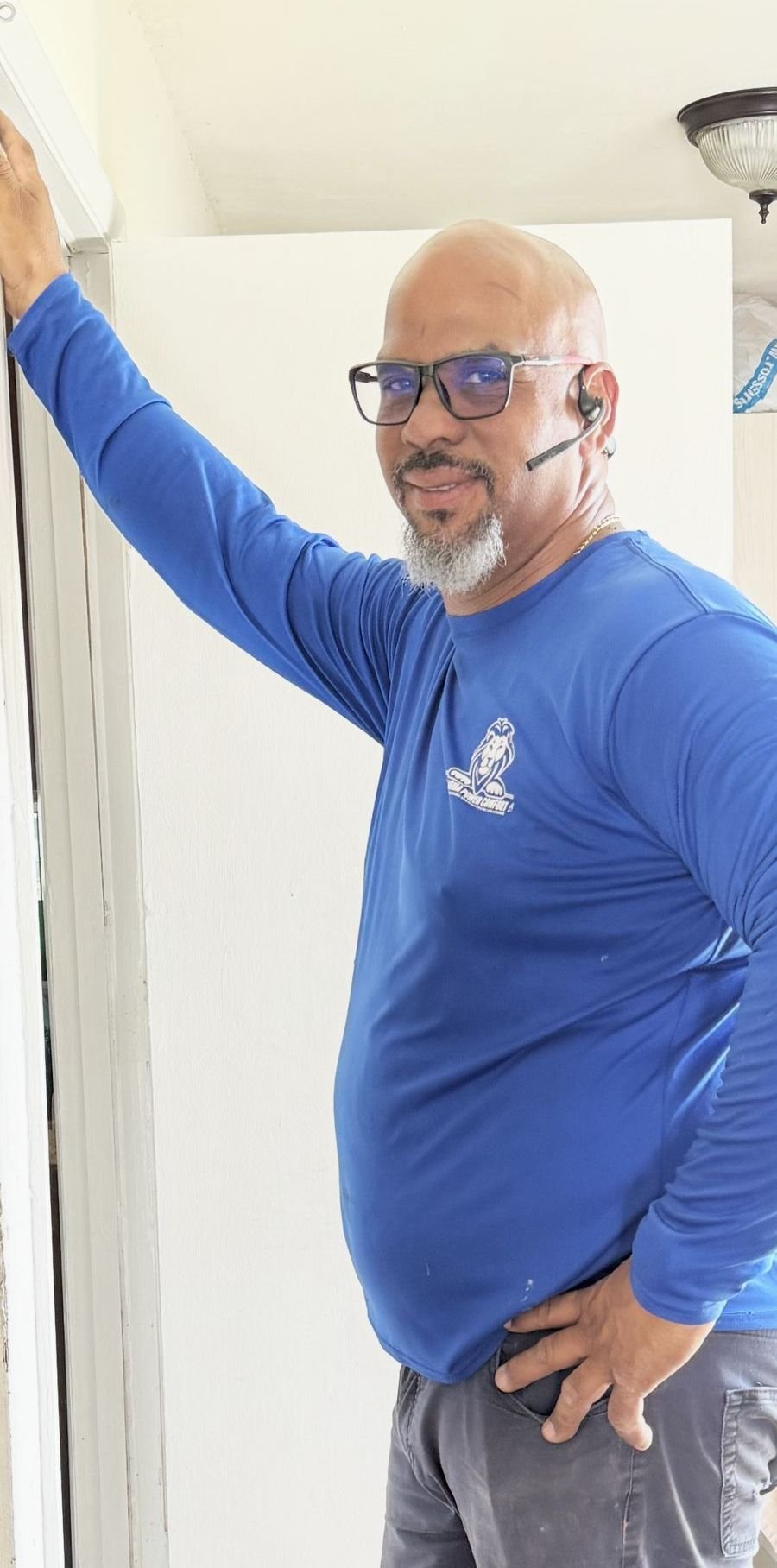 Florida Power Comfort technician on a service call